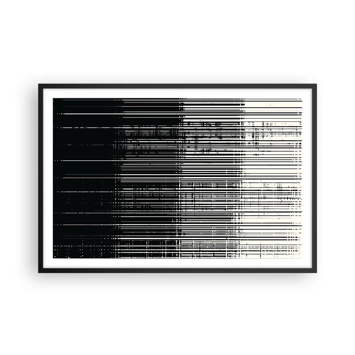 Poster in black frame - Waves and Vibrations - 91x61 cm