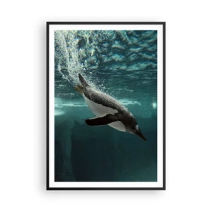 Poster in black frame - Welcome to My World - 70x100 cm