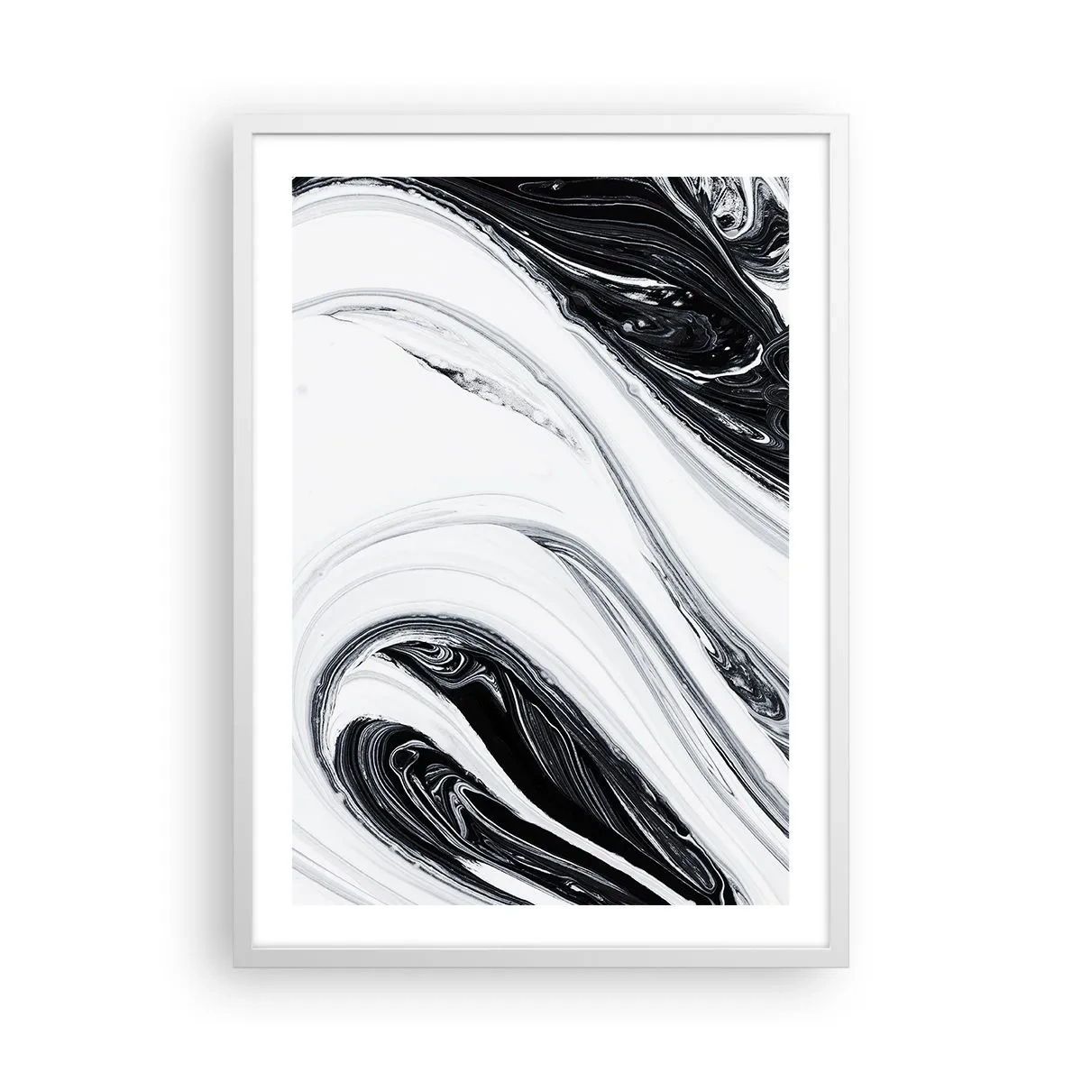 Poster in white frmae - Connection of Opposites - 50x70 cm