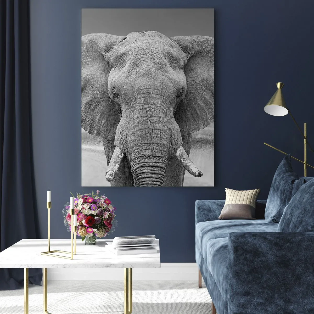 Glass picture - Welcome to My World - 70x100 cm