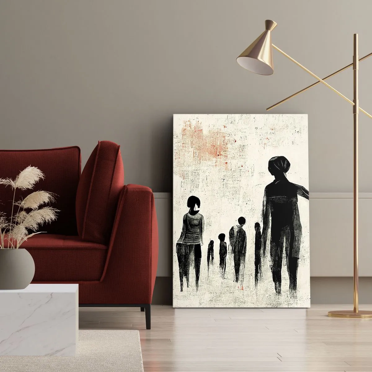 Canvas picture - Against Solitude - 50x70 cm