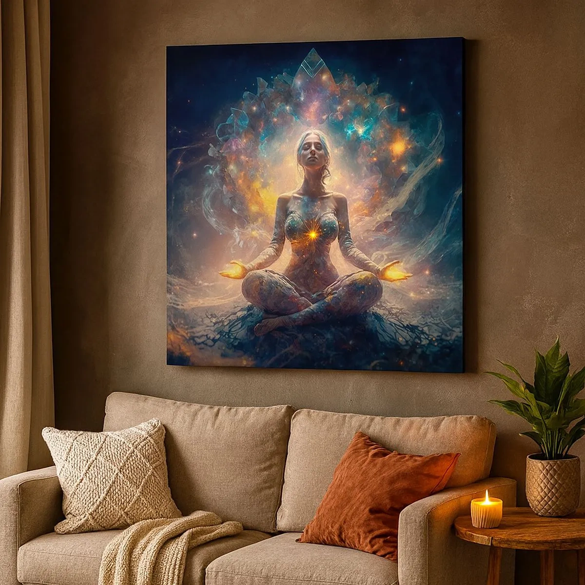 Canvas picture - Good Energy Flow - 30x30 cm