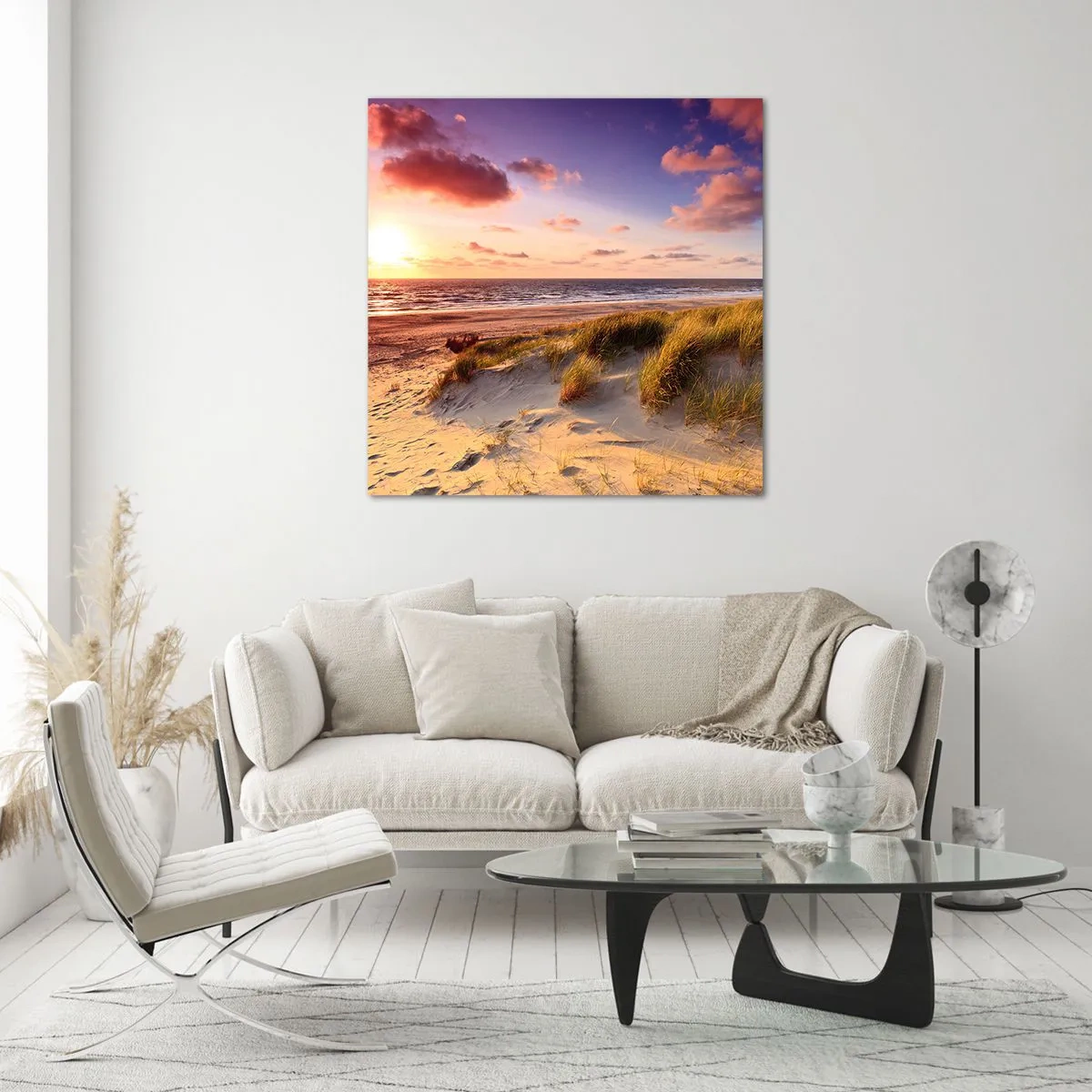 Glass picture - Air Smells of Summer - 30x30 cm