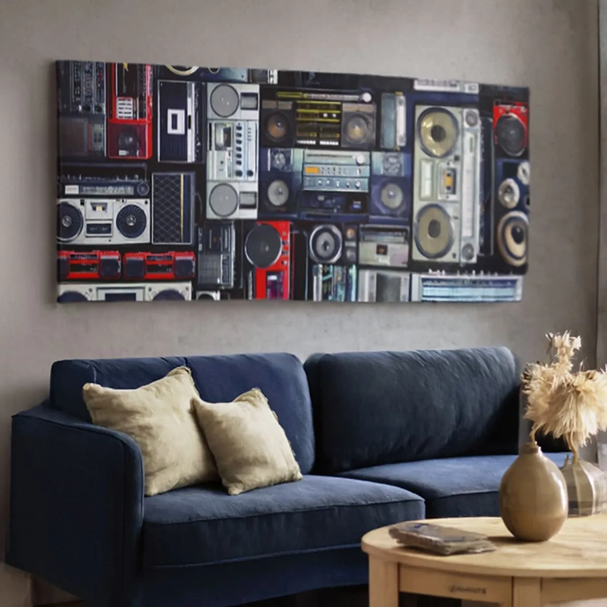 Canvas picture - Nostalgy for the 80-ies - 100x40 cm