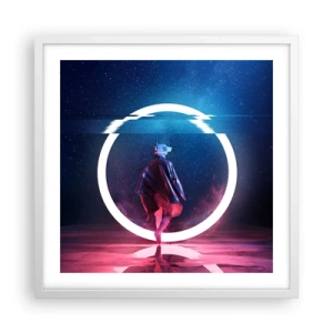 Poster in white frmae - Between Worlds - 50x50 cm