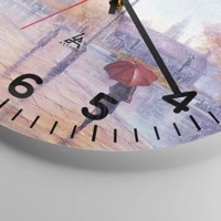 Clock face with numbers