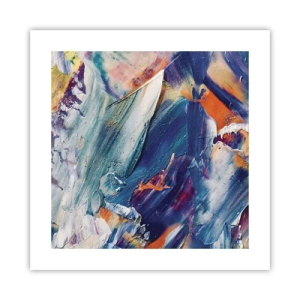 Poster - Whirlwind of Colour - 40x40 cm