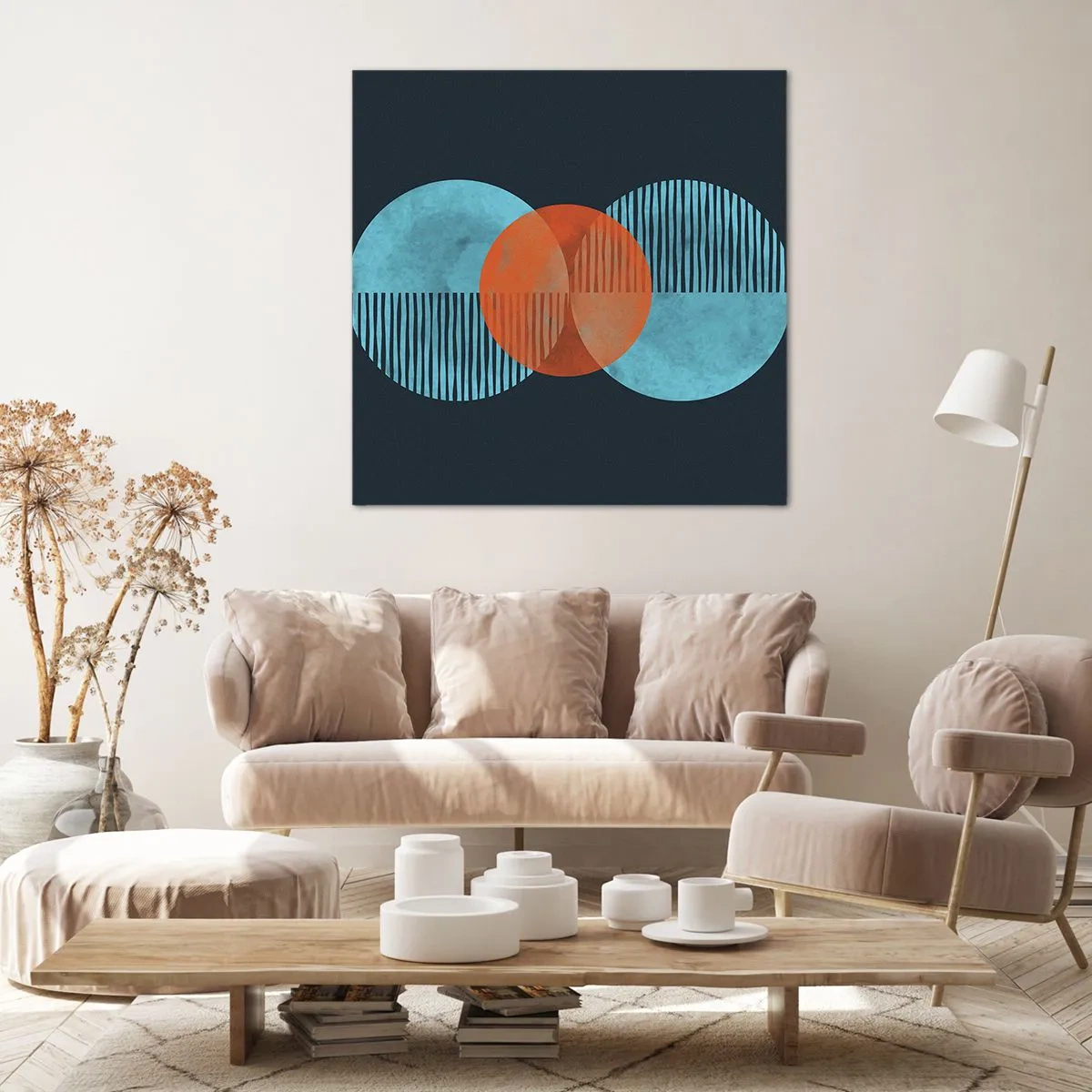 Canvas picture - Symmetrical Composition - 60x60 cm
