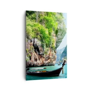 Canvas picture - Invitation for an Exotic Trip - 80x120 cm