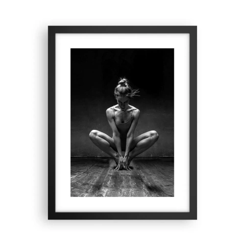 Poster in black frame - Concentration of Dancing Energy - 30x40 cm