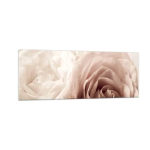 Glass picture - In the Heart of a Rose - 140x50 cm