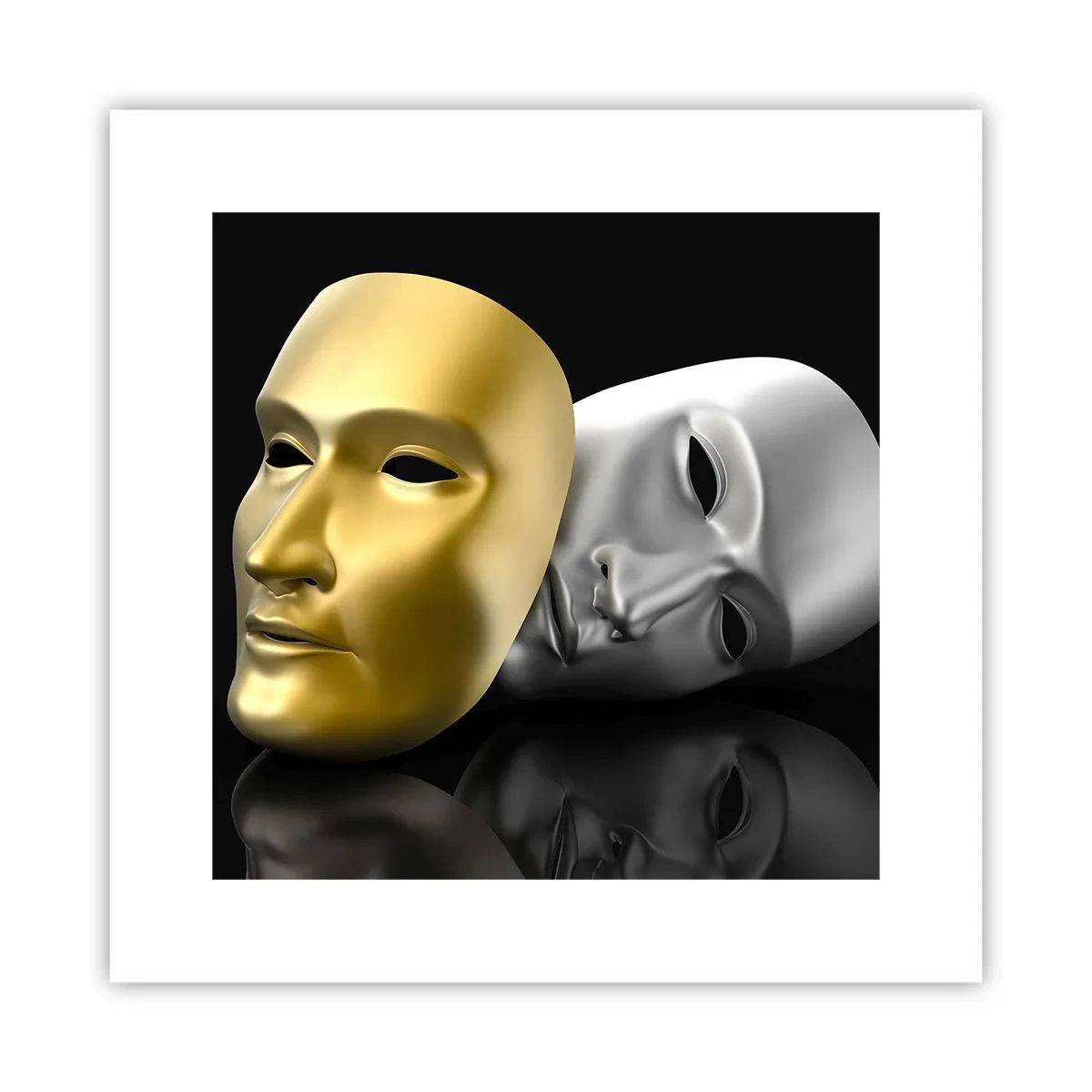 Poster - Life Is a Theatre - 30x30 cm