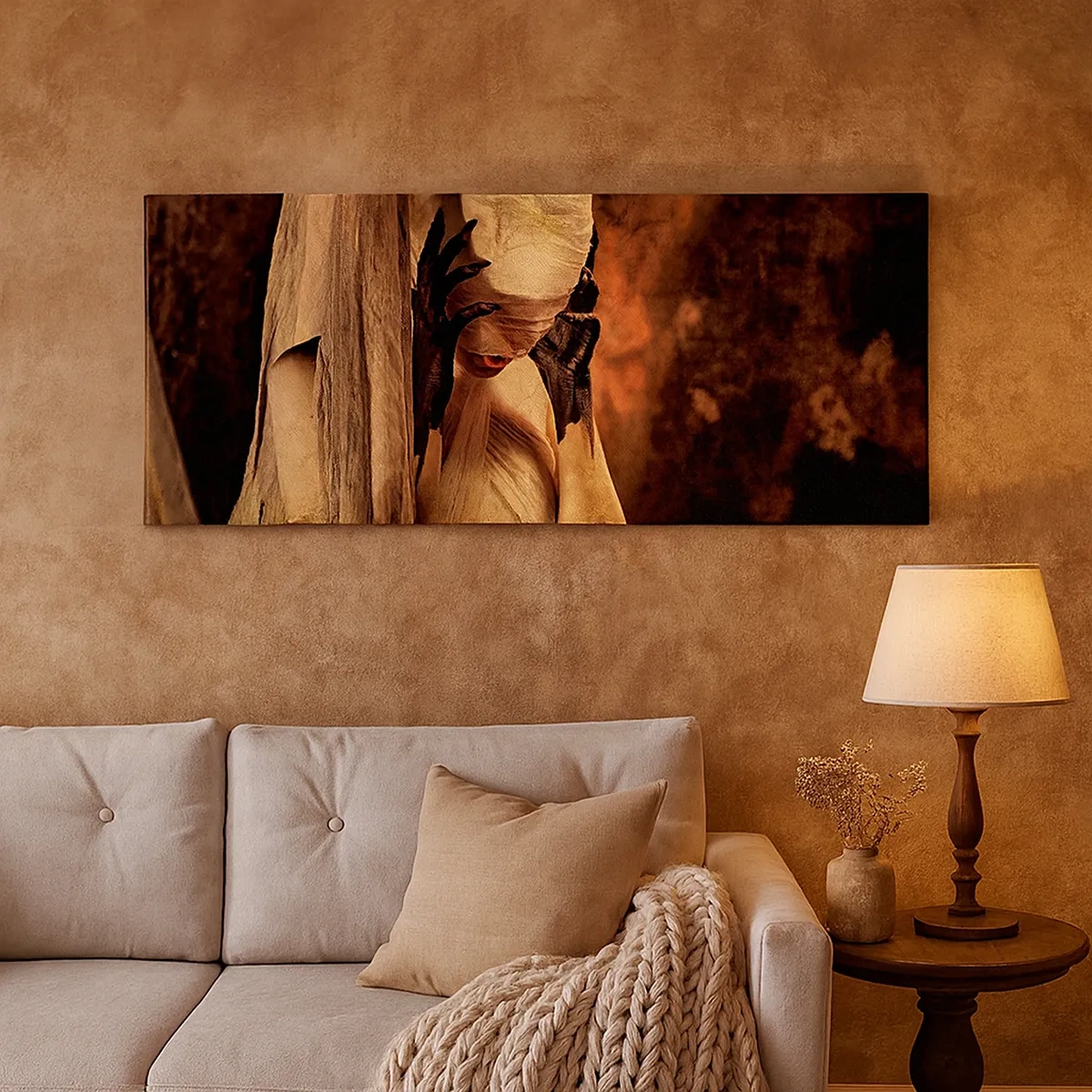 Canvas picture - Between Good and Evil - 30x30 cm