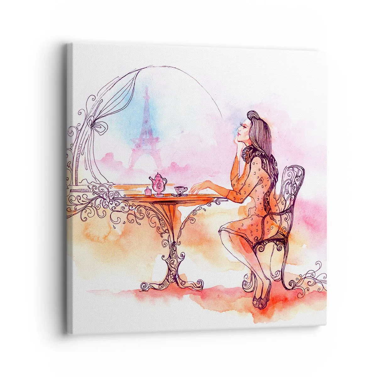 Canvas picture - Parisian Chic - 30x30 cm