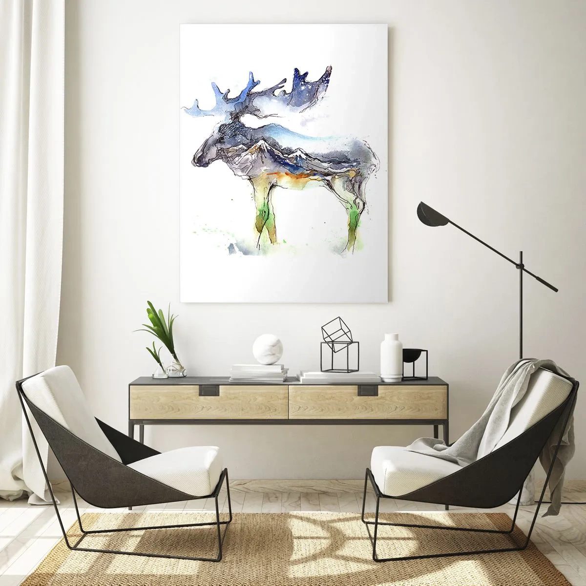 Glass picture - Hero of a Winter's Tale - 70x100 cm