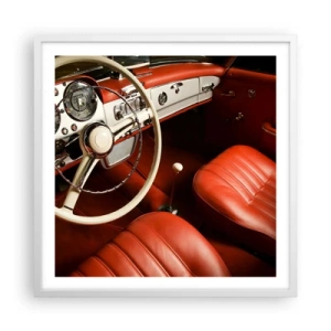 Poster in white frmae - Luxury Vintage Style - 60x60 cm