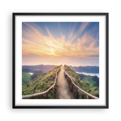 Poster in black frame - Close to Heaven - 50x50 cm