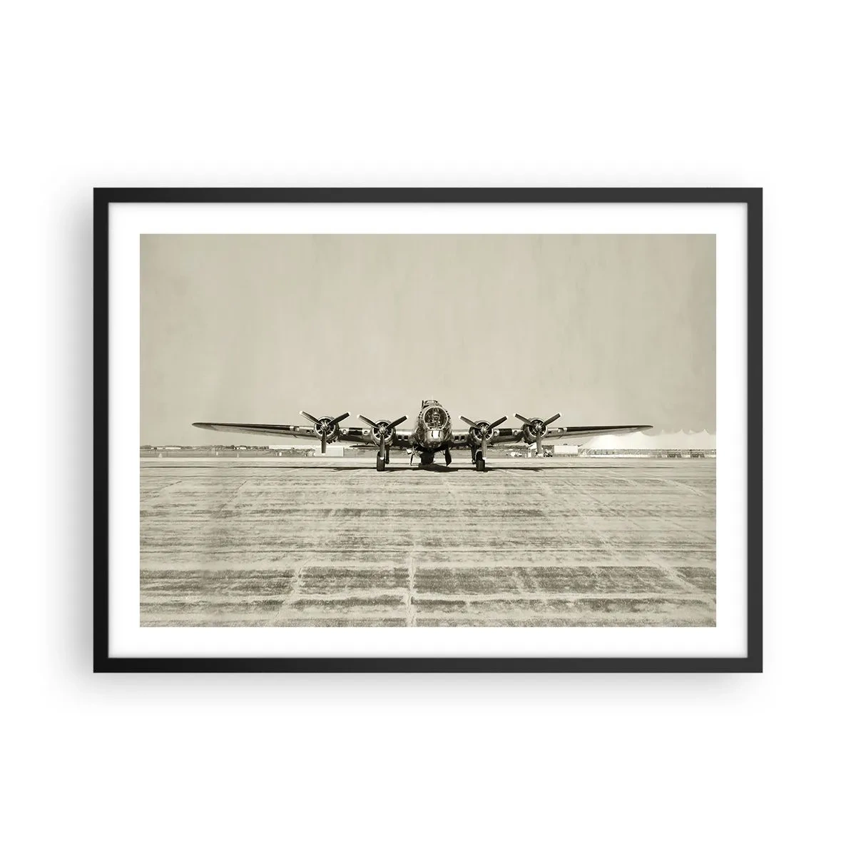 Poster in black frame - Ready as Always - 70x50 cm