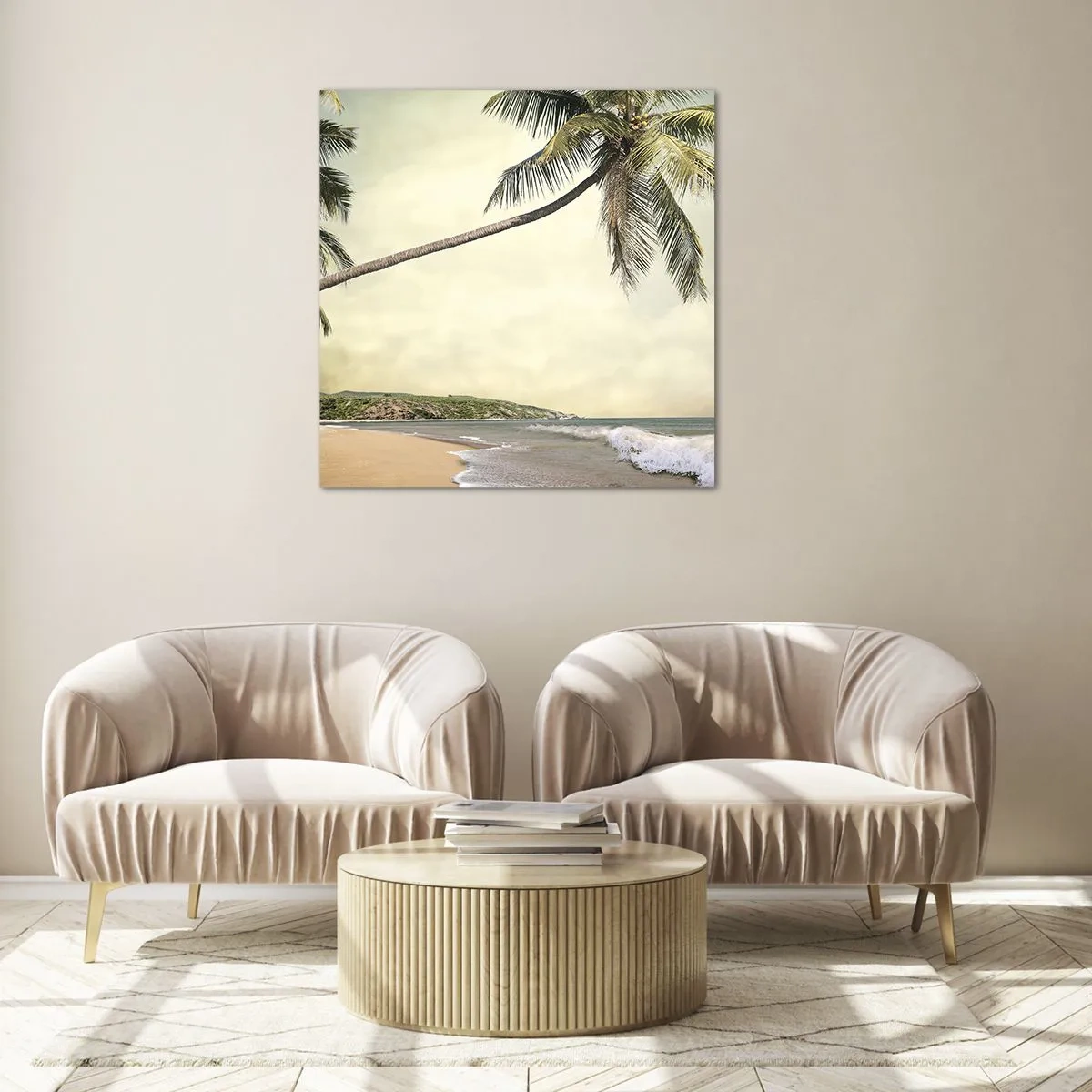 Glass picture - Tropical Dream - 50x50 cm