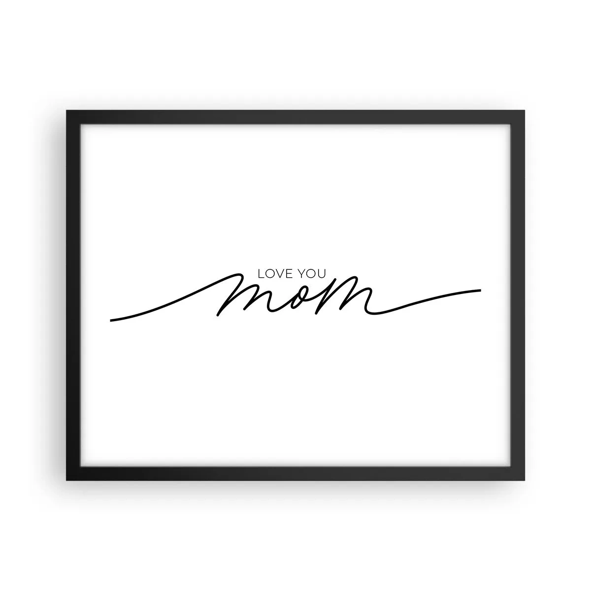 Poster in black frame - Great Emotion - 50x40 cm