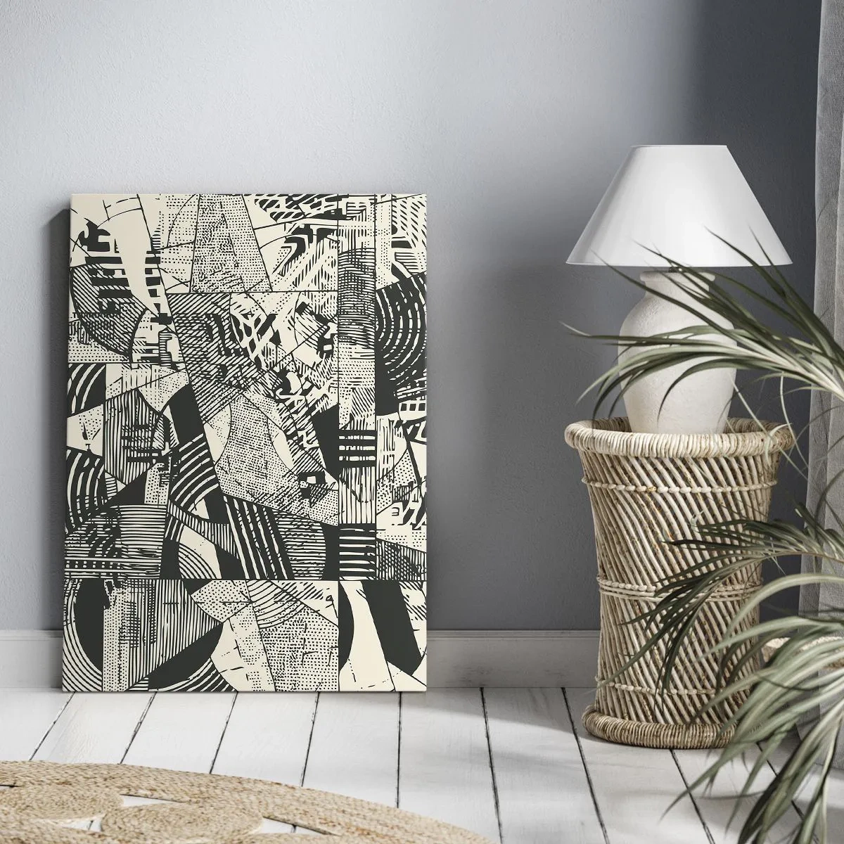Canvas picture - Dynamics of Contemporaneity - 50x70 cm
