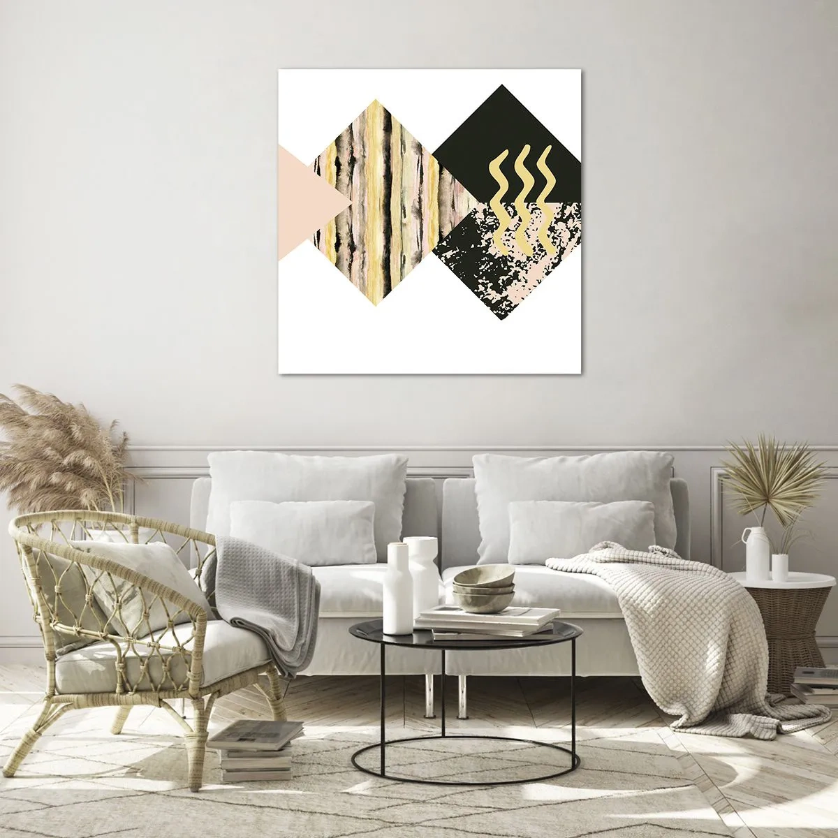 Glass picture - Not So Straightforward - 50x50 cm