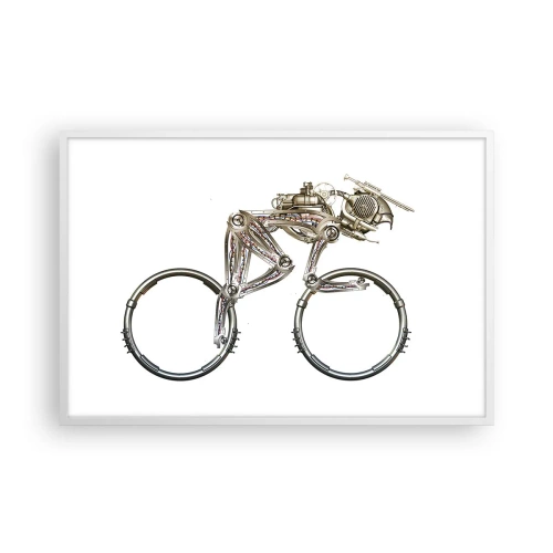 Poster in white frmae - Wonderful Machinery - 91x61 cm