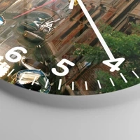 Clock face with numbers