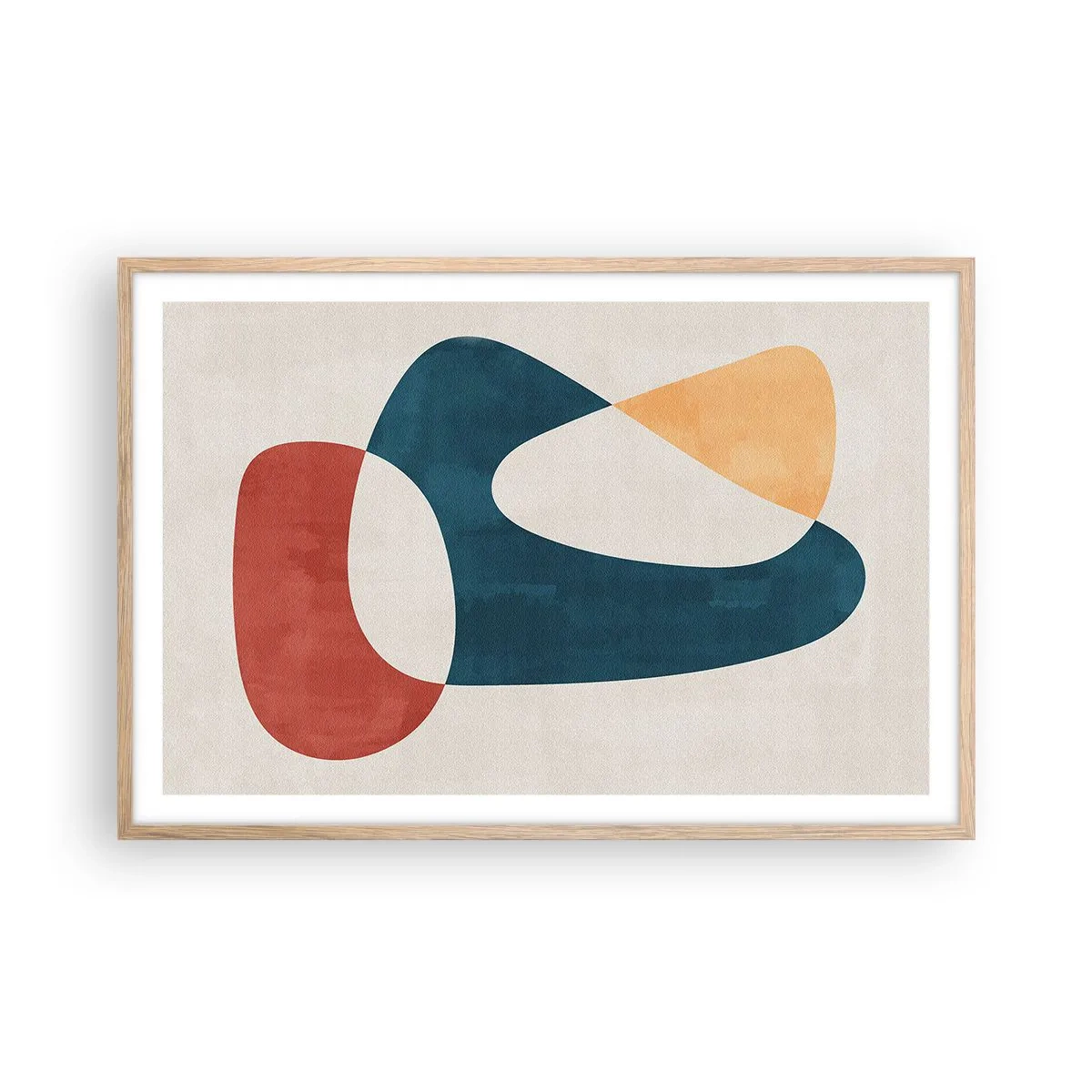 Poster in light oak frame - Influences and Metamorphoses - 91x61 cm