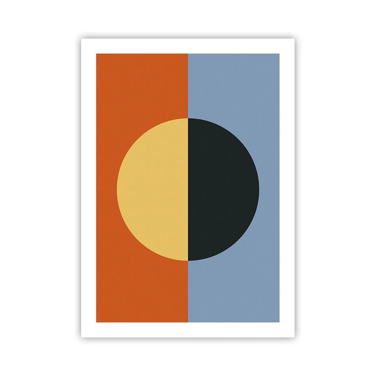 Poster - Composition of Warm and Cool - 50x70 cm