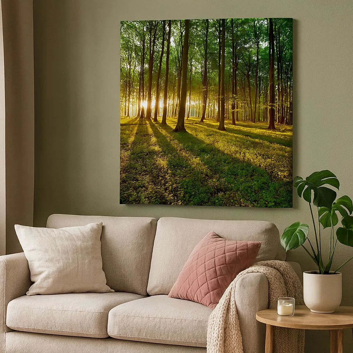 Canvas picture - Photography of All Springs - 30x30 cm