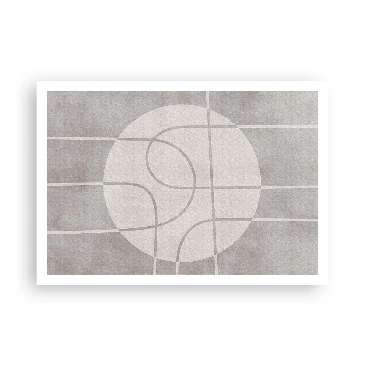Poster - Circular and Straight - 100x70 cm
