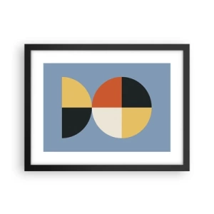 Poster in black frame - Look and Count - 40x30 cm