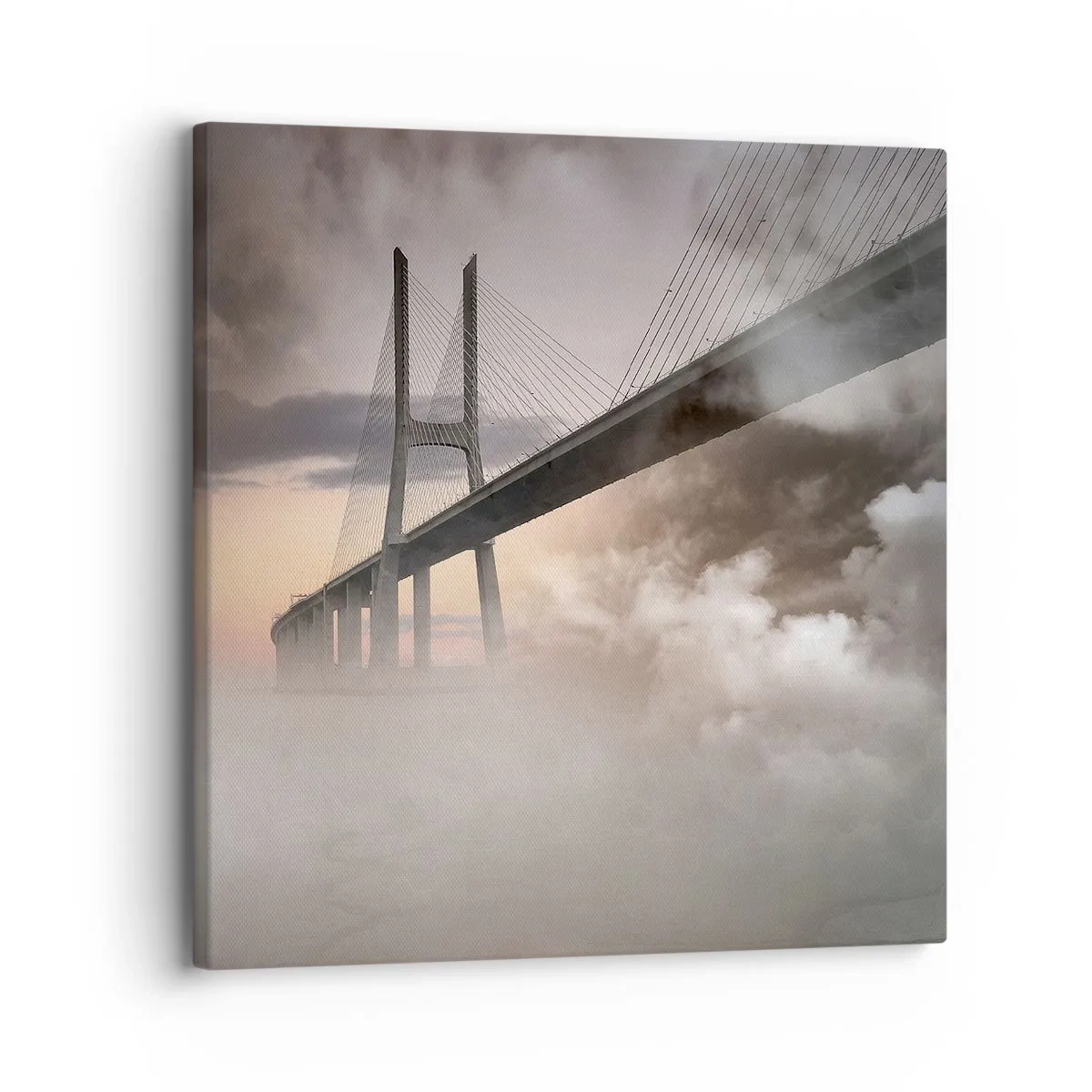 Canvas picture - By the River that Doesn't Exist - 30x30 cm