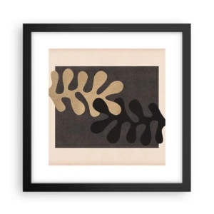 Poster in black frame - Absence and Completion - 30x30 cm