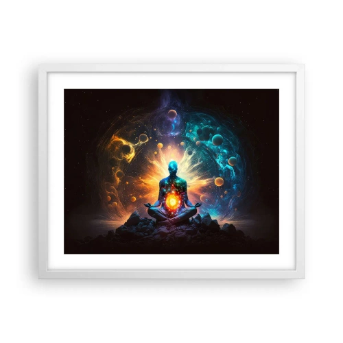 Poster in white frmae - Cosmic Calm - 50x40 cm