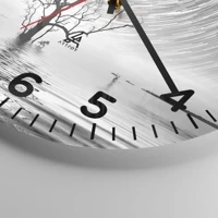 Clock face with numbers