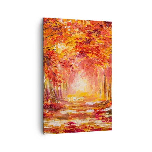 Canvas picture - Copper Forest - 80x120 cm