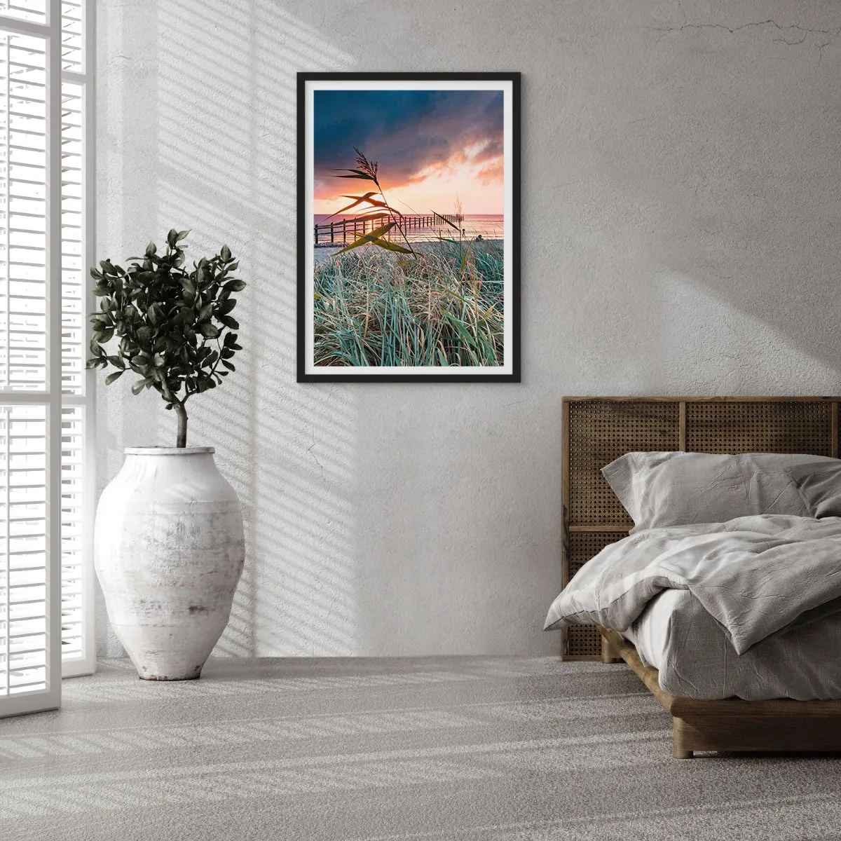 Poster in black frame - Not Gone with the Wind - 70x100 cm