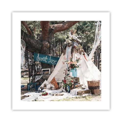 Poster - Make Love… - 40x40 cm