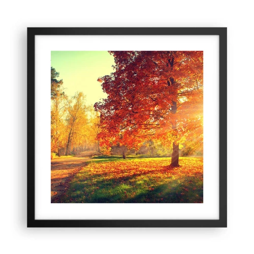 Poster in black frame - Ginger Is Beautiful - 40x40 cm