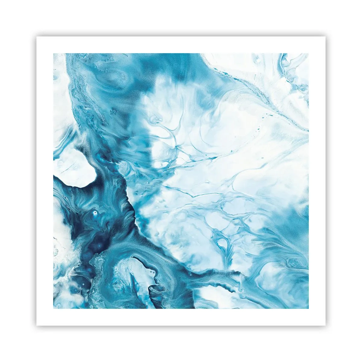 Poster - Concert of Blue - 60x60 cm