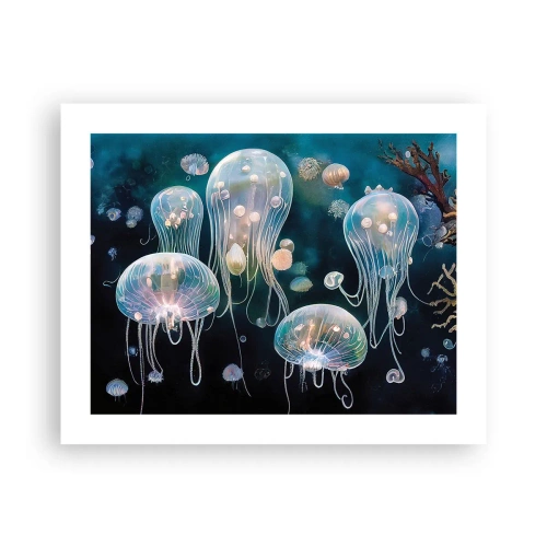Poster - Underwater Ball - 50x40 cm