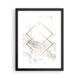 Poster in black frame - View over Infinity - 30x40 cm