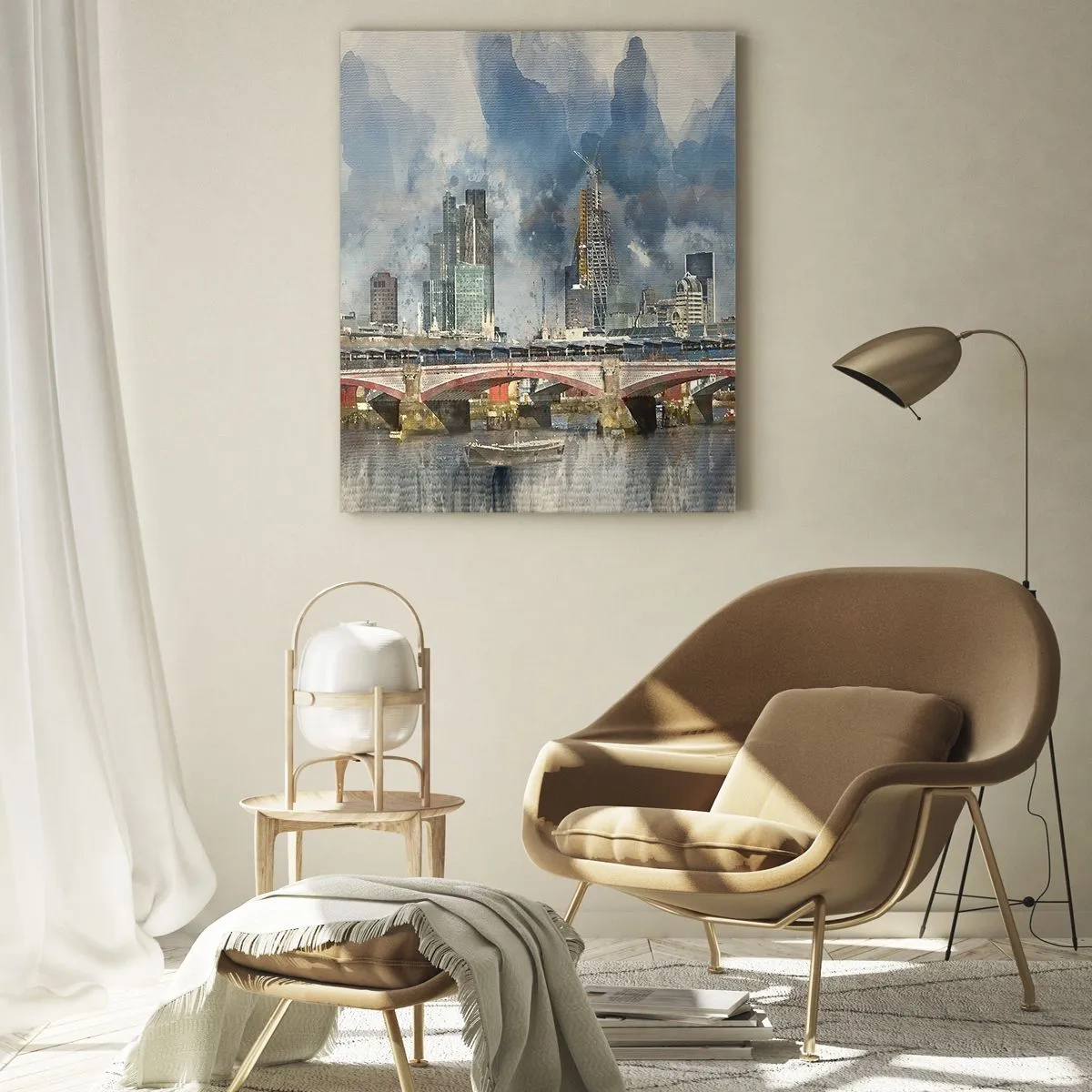 Glass picture - London in Its Beauty - 50x70 cm