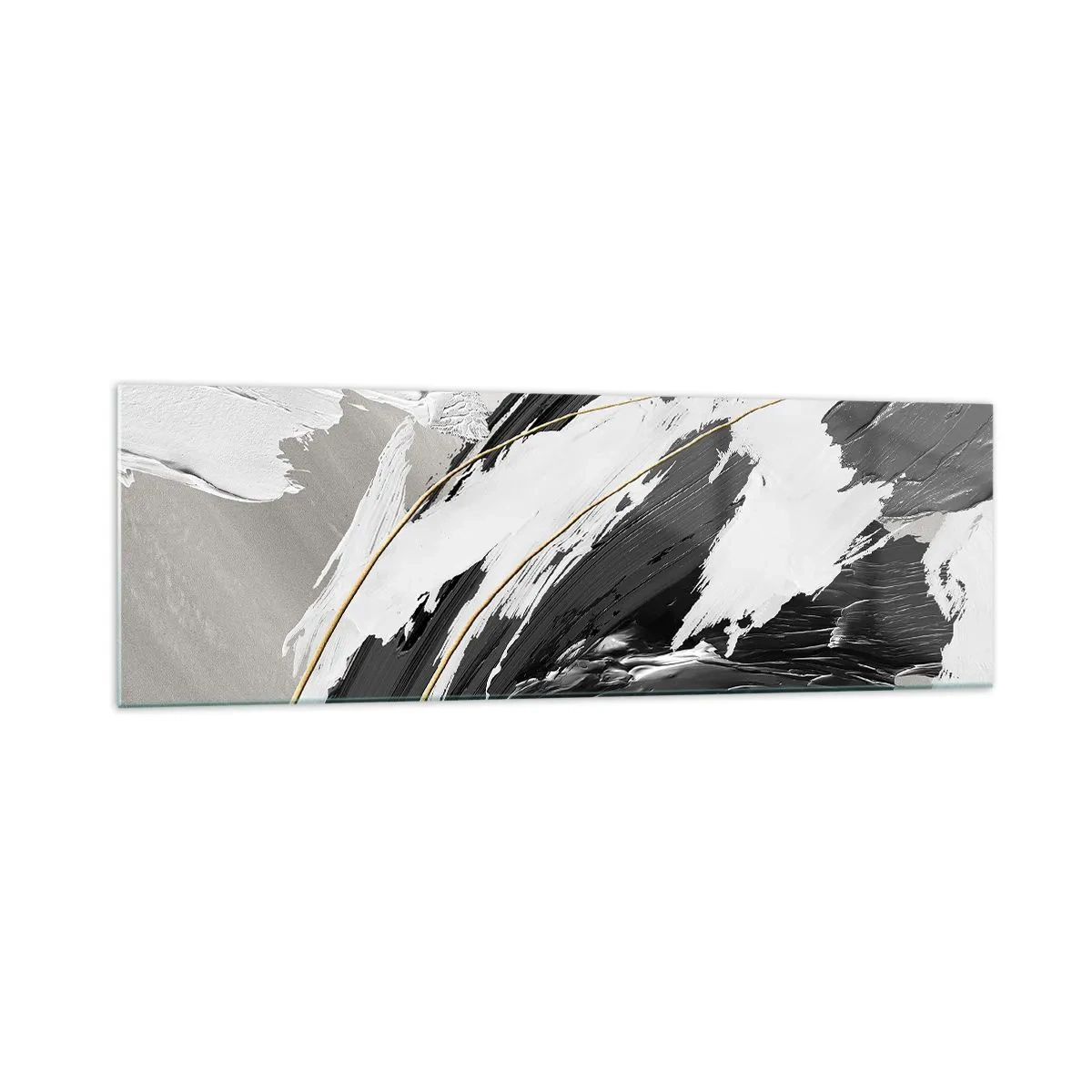 Glass picture - Abstract with Flair - 160x50 cm