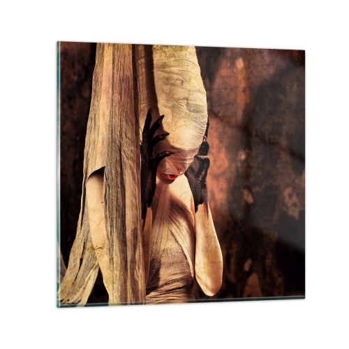 Glass picture - Between Good and Evil - 40x40 cm