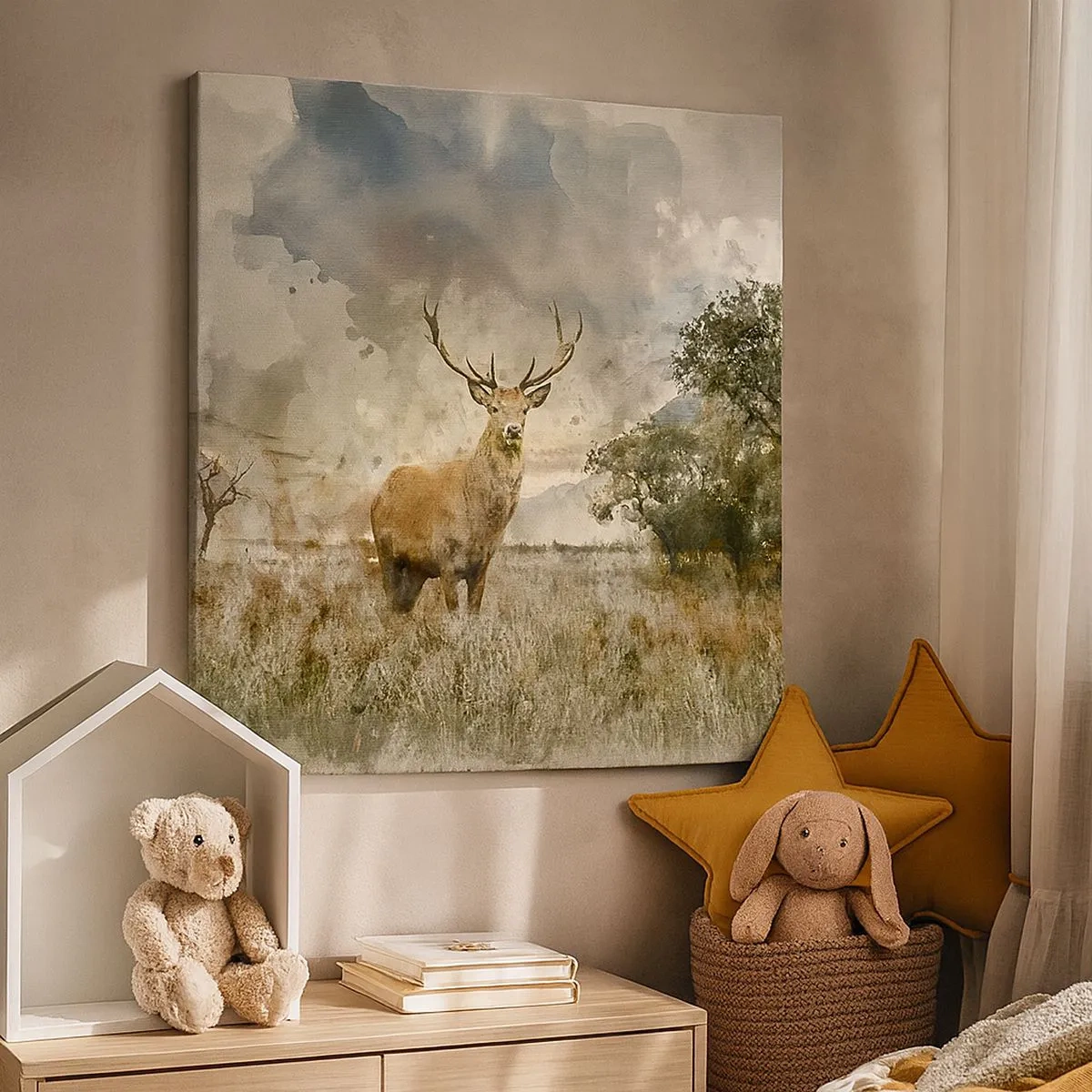 Canvas picture - Dignity - Strength - Majesty - 30x30 cm