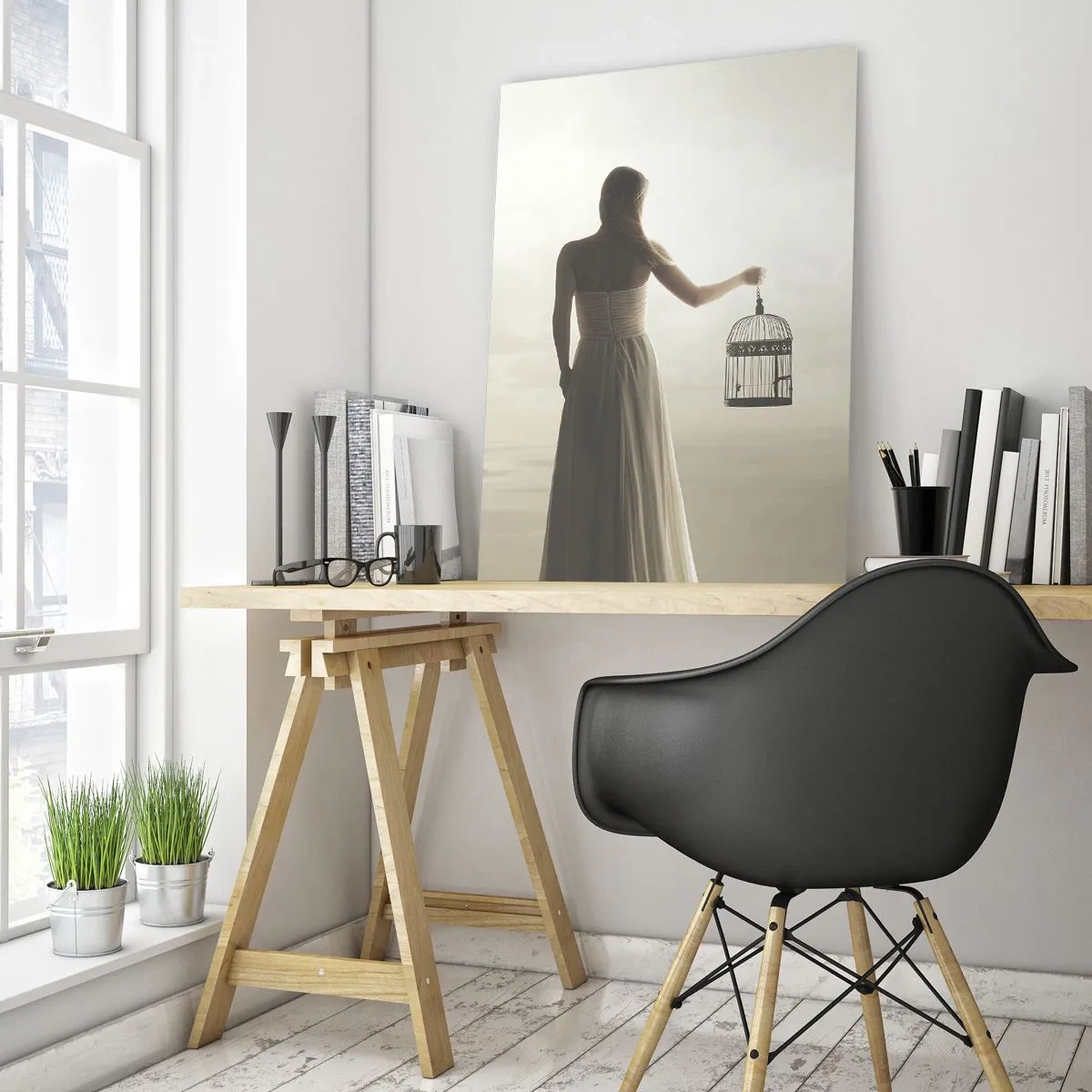 Glass picture - Be Free - 50x70 cm
