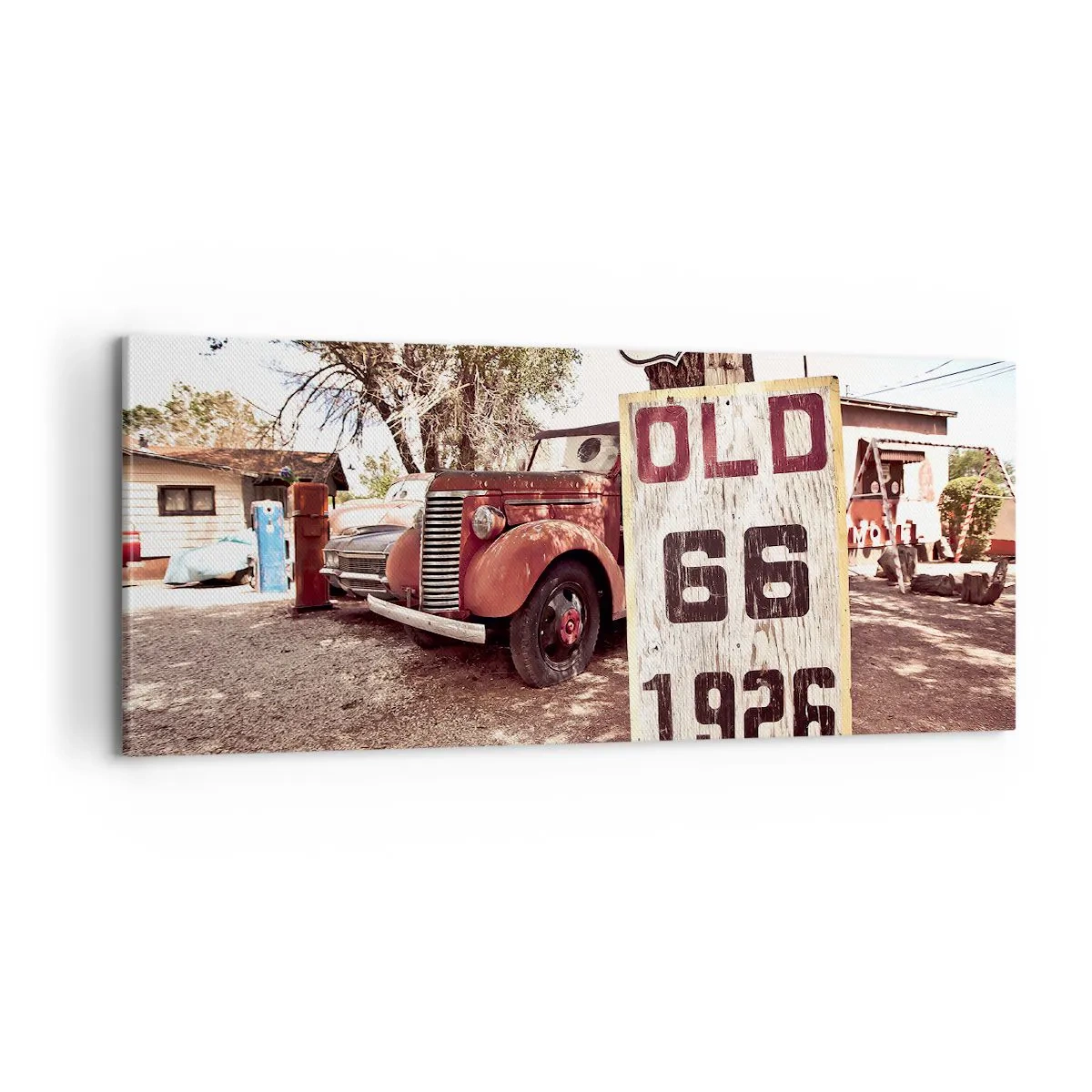 Canvas picture - Legend of an American Province - 100x40 cm